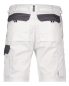 Preview: kurze Arbeitshose / Shorts Dassy Roma Weiss-Zementgrau